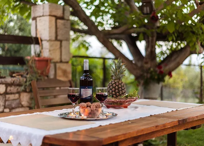 Olive Garden Stone House Near The Holiday home Petalidi