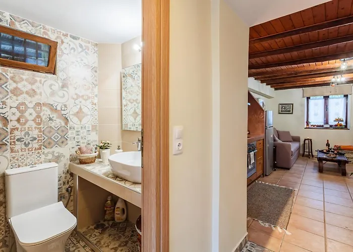 Olive Garden Stone House Near The Petalidi