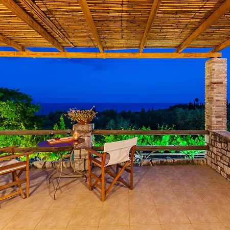 Olive Garden Stone House Near The * Petalidi